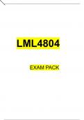 LML4804  EXAM PACK  2022-2023 .VERIFIED 