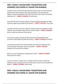 MDC 4 EXAM 2 RASMUSSEN 79QUESTIONS AND ANSWERS 2023 RATED A&plus; EXAMS FOR NURSING