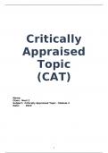 Module 2, ILO  Critically Appraised Topic (CAT) 