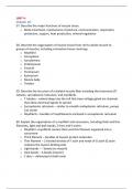 Anatomy and Physiology 1 (BIO144) Exam Study Guides In Depth 