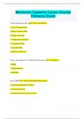 Captains career course amedd questions and answers already graded A&plus; 2023&vert;2024 