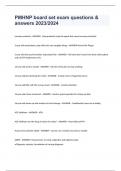 PMHNP board set exam questions & answers 2023&sol;2024