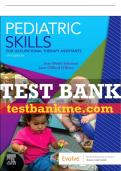 Test Bank For Pediatric Skills for Occupational Therapy Assistants&comma; 5th - 2021 All Chapters - 9780323597135