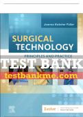 Test Bank For Surgical Technology&comma; 8th - 2022 All Chapters - 9780323680189