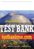 Test Bank For Exploring Geology, 6th Edition All Chapters - 9781260722215