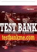 Test Bank For Business Driven Information Systems, 8th Edition All Chapters - 9781264136827
