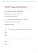 STERILE PROCESSING PACKAGE DEAL