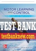 Test Bank For Motor Learning and Control&colon; Concepts and Applications&comma; 12th Edition All Chapters - 9781260240702