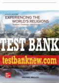 Test Bank For Experiencing the World's Religions, 8th Edition All Chapters - 9781260813760