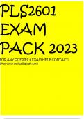 PLS2601 EXAM PACK 2023 FOR ANY QUERIES & EXAM HELP CONTACT: biwottcornelius@gmail.com