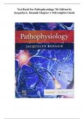 Test Bank For Pathophysiology 7th Edition by Jacquelyn L. Banasik Chapter 1-54|Complete Guide 2023