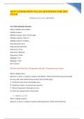 NEW GENERATION NCLEX QUESTIONS FOR 2023 EXAM GRADED A&plus;