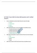  ATI TEAS 7 Exam 2023 Test Bank 300 Questions with  Verified Answers  