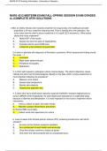 NURS 4212 MIDTERM EXAM  FALL-SPRING SESSION EXAM GRADED A+|COMPLETE WITH SOLUTIONS
