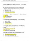 NURS 4212 MIDTERM EXAM  FALL-SPRING SESSION EXAM GRADED A&plus;&vert;COMPLETE WITH SOLUTIONS