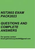 NST2602 Exam pack 2023