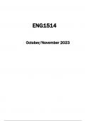 ENG1514_OCT_NOV_EXAMINATION QUESTION AND ANSWERS 2023