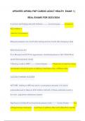 UPDATED APEA FNP CARDIO ADULT HEALTH EXAM 1 &vert; REAL EXAMS FOR 2023&sol;2024