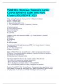 VERIFIED Maneuver Captains Career  Course Entrance Exam with 100&percnt; Correct SOLUTIONS 2023