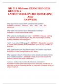 NR 511 Mldterm EXAM 2023-2024 GRADED A  LATEST VERSLON 300 QUESTLONS AND  ANSWERS 