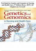Test Bank for Genetics and Genomics in Nursing and Health Care, 2nd Edition (Beery, 2019) | All Chapters are Covered!