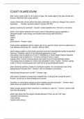 Coast Guard Exam
