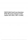 NRNP 6566 Final Exam Questions With Correct Answers Latest Update 2023-2024 (Score 100%)