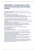 ASNT BASIC - Cert&sol;snt&sol;cp Exam 2023 Questions and Answers with complete solution