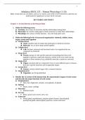 Athabasca BIOL 235 – Human Physiology (1-10) with complete solution