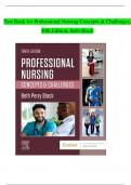 Test Bank for Professional Nursing&colon; Concepts & Challenges 10th Edition Black