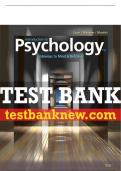 Test Bank For Introduction to Psychology&colon; Gateways to Mind and Behavior - 15th - 2019 All Chapters - 9781337565691