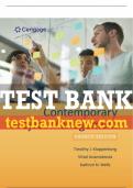 Test Bank For Contemporary Project Management - 4th - 2019 All Chapters - 9781337406451