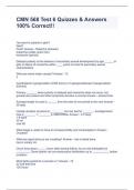 CMN 568 Test 6 Quizzes & Answers 100&percnt; Correct&excl;&excl;