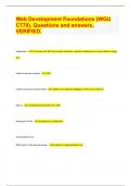 WGU C779 Bundled Exams with Complete Solution &vert; Verified &vert; Everything you Need&excl;&excl;