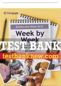 Test Bank For Week by Week&colon; Plans for Documenting Children's Development - 8th - 2023 All Chapters - 9780357625620
