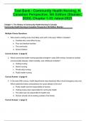 Test Bank - Community Health Nursing&comma; A Canadian Perspective&comma; 5th Edition &lpar;Stamler&comma; 2020&rpar;&comma; Chapter 1-33 -latest-2023