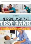 Test Bank For Nursing Assistant&colon; A Nursing Process Approach - 12th - 2022 All Chapters - 9780357372012