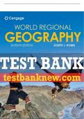 Test Bank For World Regional Geography - 7th - 2022 All Chapters - 9780357034071
