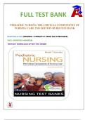 Exam (elaborations) Health Care  Pediatric Nursing|PEDIATRIC NURSING THE CRITICAL COMPONENTS OF NURSING CARE 2ND EDITION RUDD TEST BANK