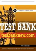 Test Bank For Power Line Worker, Level 1 1st Edition All Chapters - 9780132571098