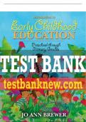 Test Bank For Introduction to Early Childhood Education&colon; Preschool Through Primary Grades 6th Edition All Chapters - 9780205491452