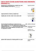 ADEX CDCA OSCE EXAM &lpar;QUESTIONS AND ANSWERS GRADED A&plus;&rpar;