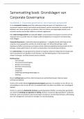 Samenvatting Grondslagen van corporate governance &plus; Corporate Governance Code 2022