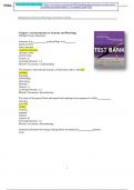 Fundamentals of Anatomy and Physiology (11th Ed) UPDATED Test Bank| Frederic H. Martini, Edwin and Judi L. Nath Complete Guide 2, 200 words Test Bank 100% Veriﬁed Answers| Graded A+