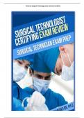 Pearson’s Surgical Technology Exam Review 3rd Edition Exam Questions (250 Terms) with Verified Answers, Already Graded A+ 2023-2024. 
