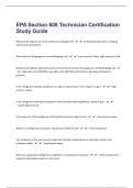 EPA Section 608 Technician Certification  296 Questions And Answers