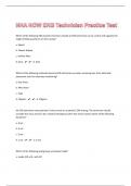NHA EKG Practice Bundled Questions
