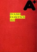 DVA2603 EXAM PACK 2022