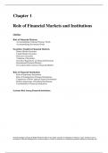 Solution Manual for Financial Markets And Institutions 13th Edition by Jeff Madura