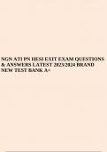 NGN ATI PN HESI EXIT EXAM QUESTIONS & ANSWERS LATEST 2023/2024 BRAND NEW TEST BANK A+.